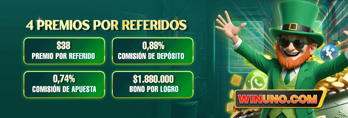 4 premios por referidos: $38 por referido, 0.88% comisión de depósito, 0.74% comisión de apuesta